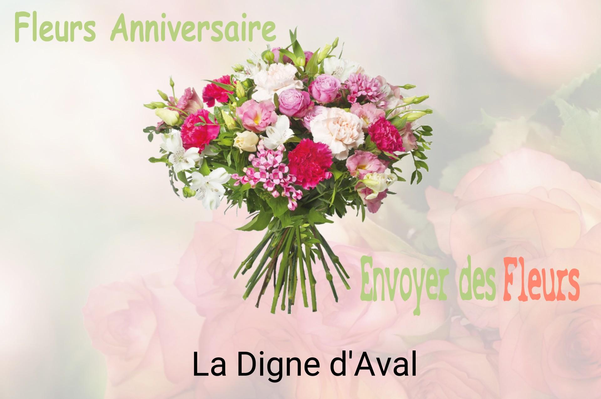 Bouquet de fleurs d’anniversaire livré à La Digne-d'Aval