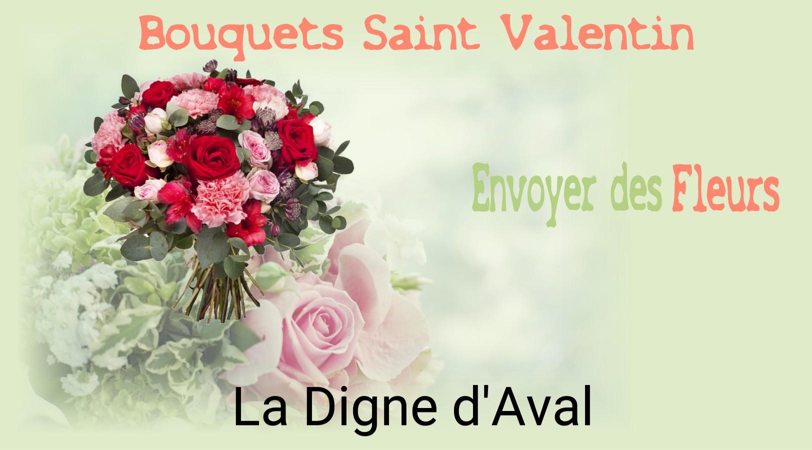 Roses de Saint-Valentin livrées à La Digne-d'Aval